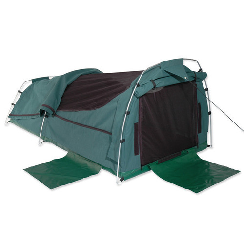 Sahara Nomad Double Dome Canvas Swag & Bag - Green
