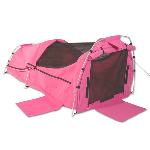 Sahara Nomad King Single Dome Canvas Swag & Bag - Pink