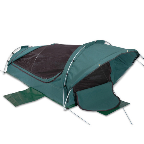 Sahara Roamer Deluxe King Single Dome Canvas Swag & Bag 